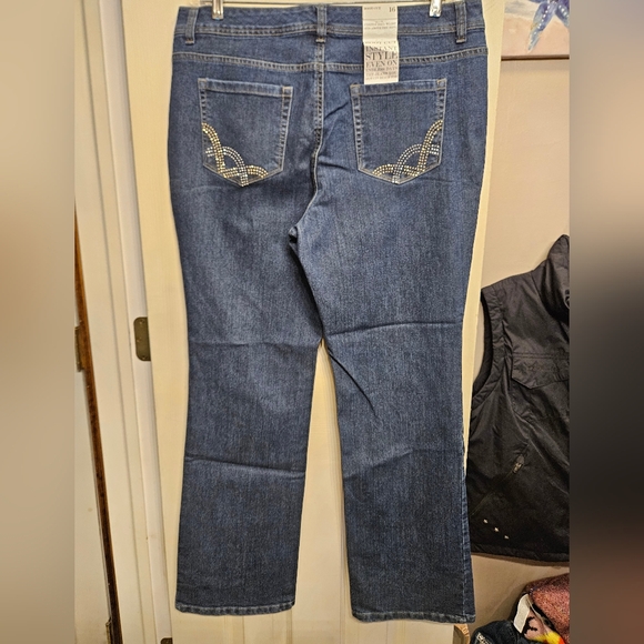 Style & Co. Bootcut jeans womans size 16 new - Picture 5 of 9